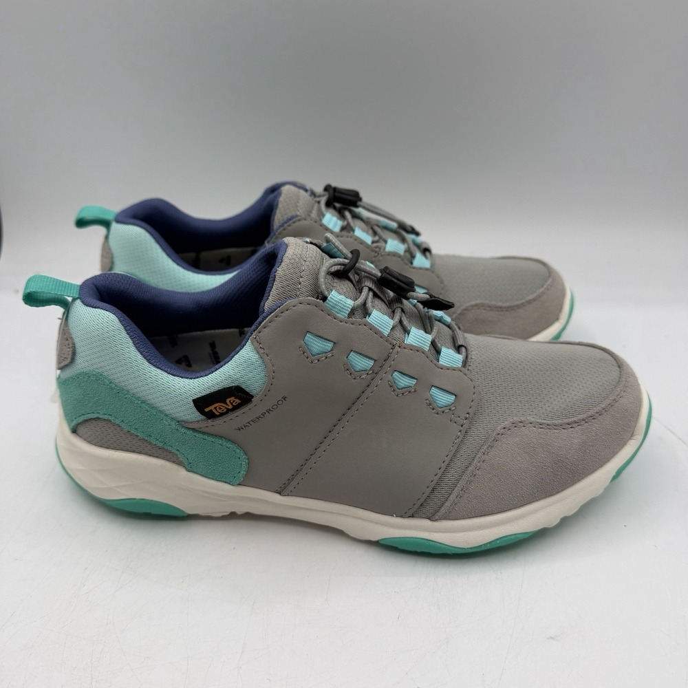 Teva Grizzle Hiking Shoes YOUTH Girls Sz 5 Canyon Grey Sneakers 1139270C
